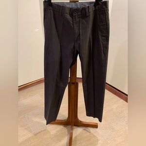 Men's Banana Republic Dark Gray Cotton Chinos Size 32x30